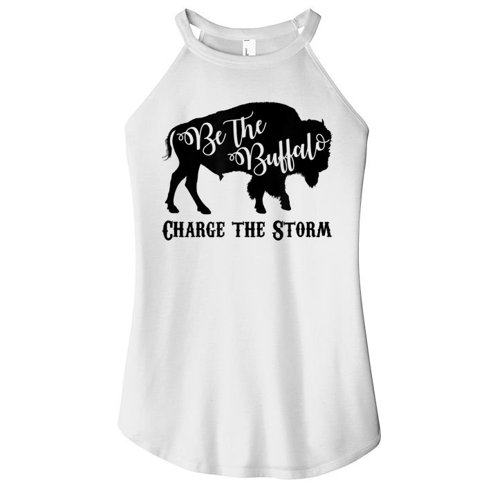 Be The Buffalo Charge The Storm Success Women's Perfect Tri Rocker Tank