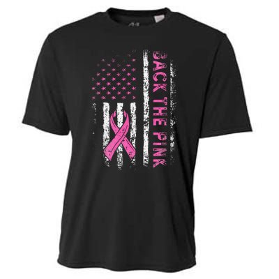 Back The Breast Cancer Awareness Flag Cooling Performance Crew T-Shirt