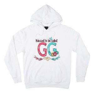 Blessed To Be Called Gg Colorful Giftsgrandma Hoodie