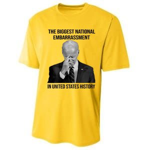 Biden The Biggest National Embarrassment Performance Sprint T-Shirt