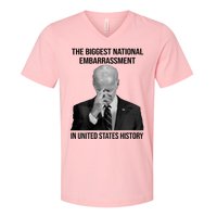 Biden The Biggest National Embarrassment V-Neck T-Shirt