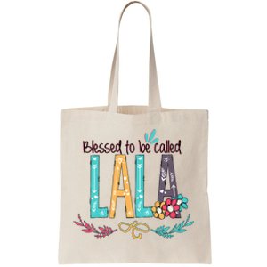 Blessed To Be Called Lala Colorful Giftsgrandma Tote Bag