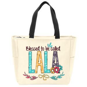 Blessed To Be Called Lala Colorful Giftsgrandma Zip Tote Bag