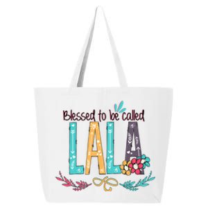 Blessed To Be Called Lala Colorful Giftsgrandma 25L Jumbo Tote