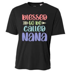 Blessed To Be Called Nana Happy MotherS Day Mom Grandma Cooling Performance Crew T-Shirt