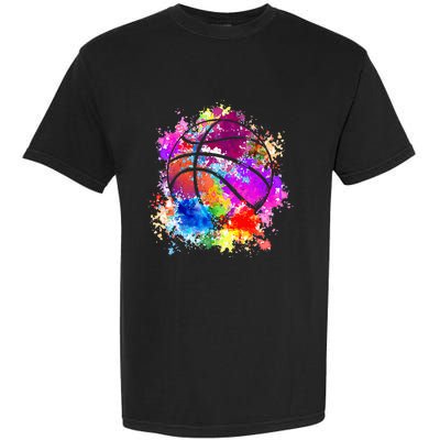 Basketball Teenagers  Baller Dunking Garment-Dyed Heavyweight T-Shirt