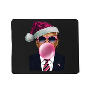 Bubblegum Trump Blowing Christmas Trump Mousepad