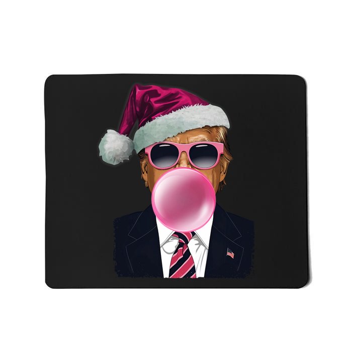 Bubblegum Trump Blowing Christmas Trump Mousepad