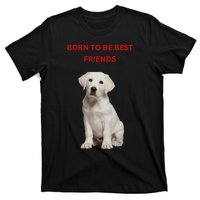 Born To Be Best Friends Design T-Shirt