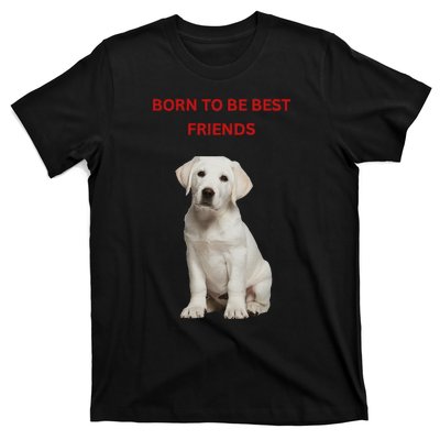 Born To Be Best Friends Design T-Shirt