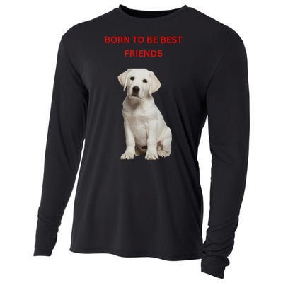 Born To Be Best Friends Design Cooling Performance Long Sleeve Crew