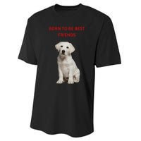 Born To Be Best Friends Design Performance Sprint T-Shirt