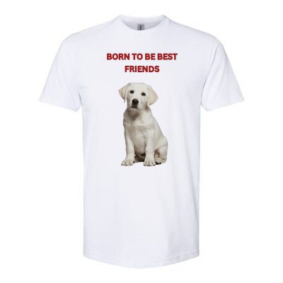 Born To Be Best Friends Design Softstyle CVC T-Shirt