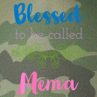 Blessed To Be Called Mema MotherS Day Legacy Tie Dye Trucker Hat