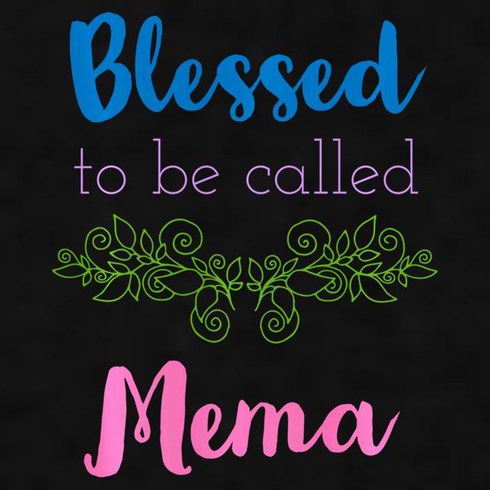 Blessed To Be Called Mema MotherS Day Ladies PosiCharge Tri-Blend Wicking Tank