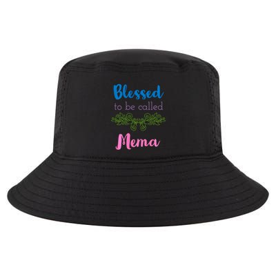 Blessed To Be Called Mema MotherS Day Cool Comfort Performance Bucket Hat