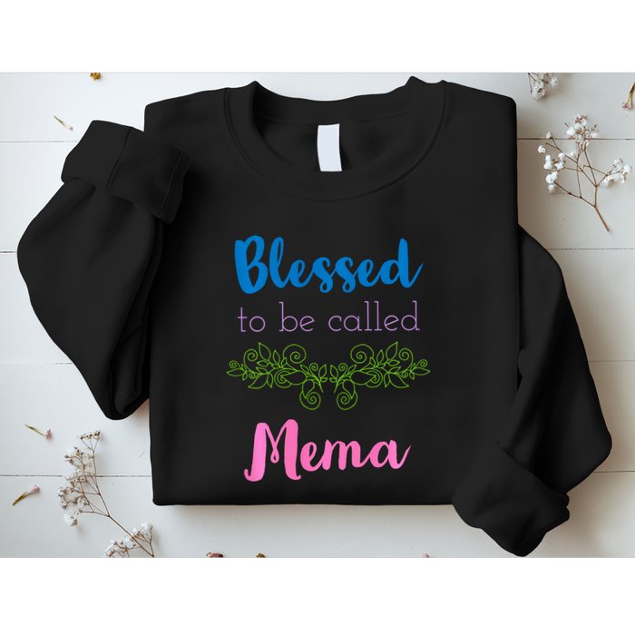 Blessed To Be Called Mema MotherS Day Sweatshirt