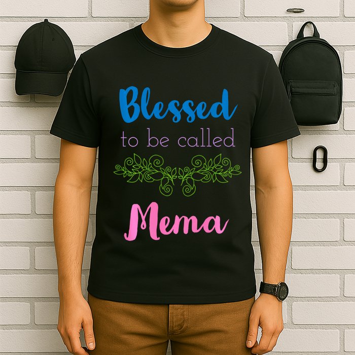 Blessed To Be Called Mema MotherS Day T-Shirt