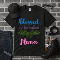 Blessed To Be Called Mema MotherS Day Tall T-Shirt