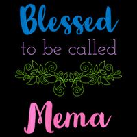 Blessed To Be Called Mema MotherS Day Backpack
