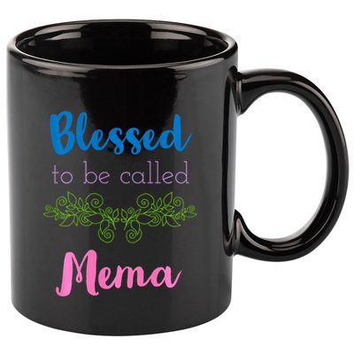 Blessed To Be Called Mema MotherS Day 11oz C Handle Ceramic Mug