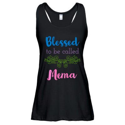 Blessed To Be Called Mema MotherS Day Ladies Essential Flowy Tank