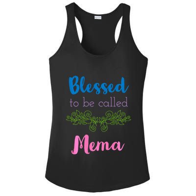Blessed To Be Called Mema MotherS Day Ladies PosiCharge Competitor Racerback Tank