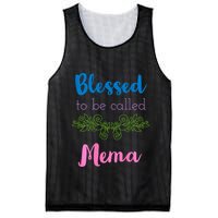 Blessed To Be Called Mema MotherS Day Mesh Reversible Basketball Jersey Tank