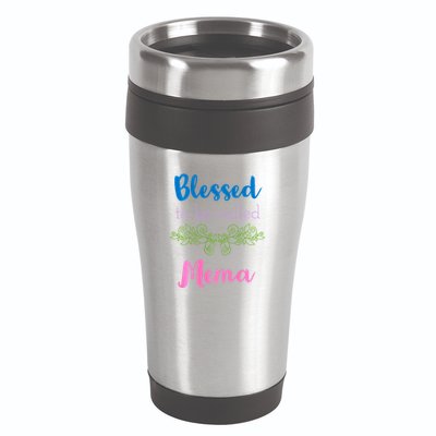 Blessed To Be Called Mema MotherS Day 16oz Travel Tumbler
