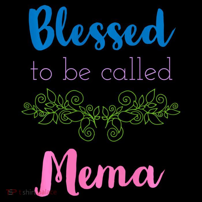 Blessed To Be Called Mema MotherS Day Youth Performance Sprint T-Shirt
