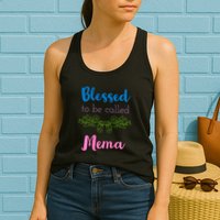 Blessed To Be Called Mema MotherS Day Womens Tank Top