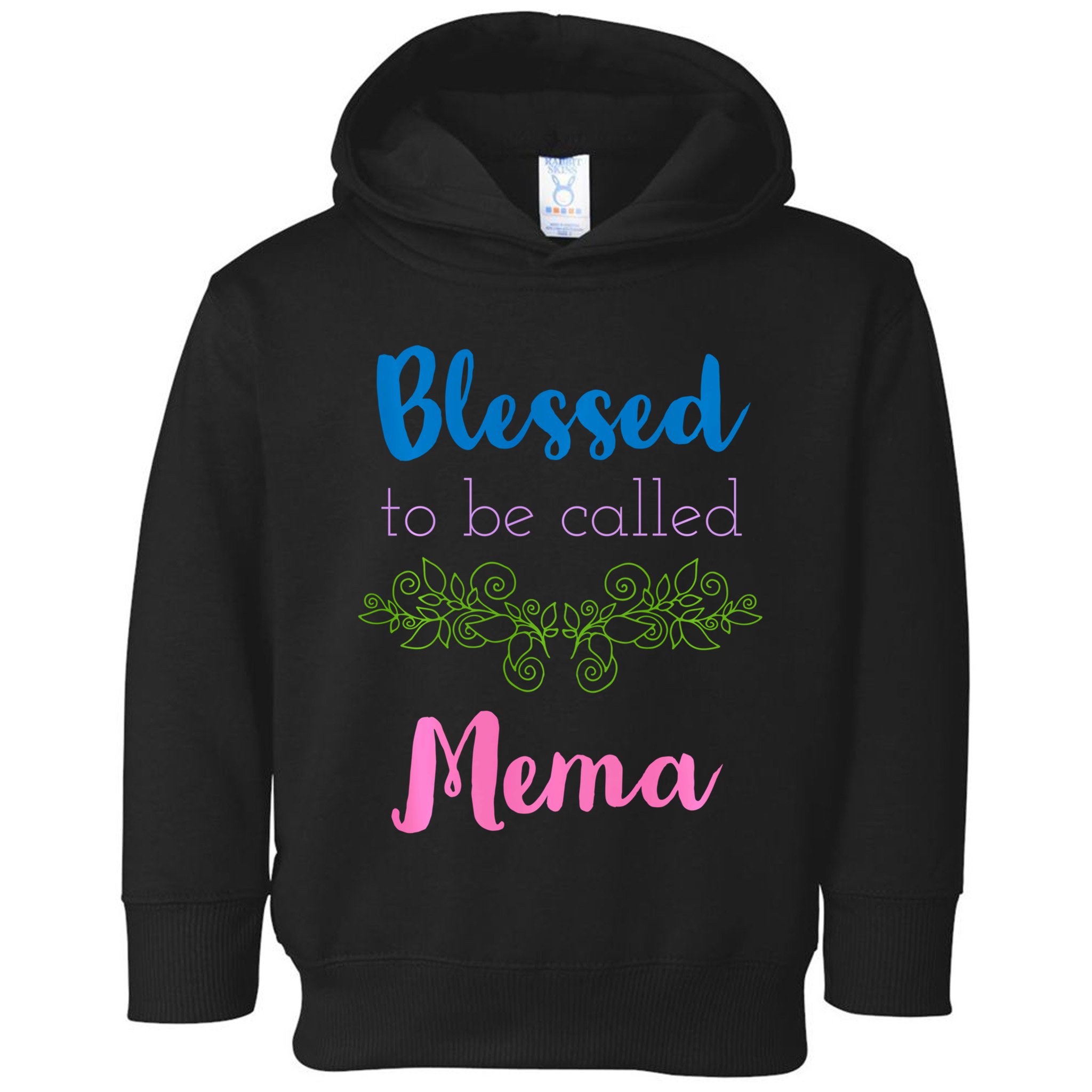 Blessed To Be Called Mema MotherS Day Toddler Hoodie