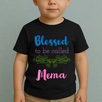 Blessed To Be Called Mema MotherS Day Toddler T-Shirt