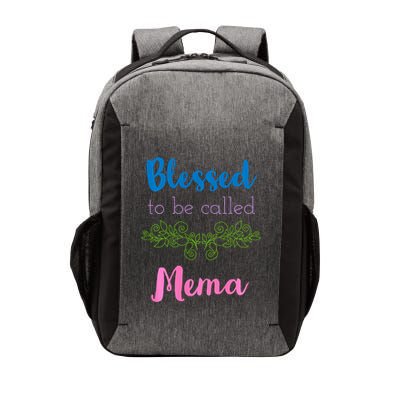 Blessed To Be Called Mema MotherS Day Vector Backpack