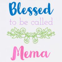 Blessed To Be Called Mema MotherS Day Garment-Dyed Sweatshirt