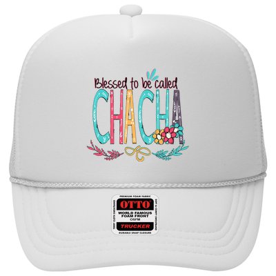 Blessed To Be Called Chacha Colorful Giftsgrandma Trucker Hat
