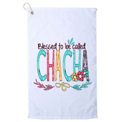 Blessed To Be Called Chacha Colorful Giftsgrandma Golf Towel