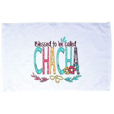 Blessed To Be Called Chacha Colorful Giftsgrandma Microfiber Hand Towel