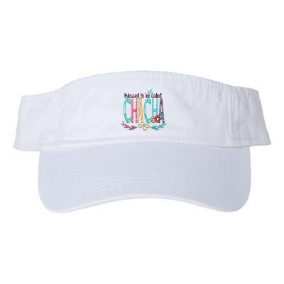 Blessed To Be Called Chacha Colorful Giftsgrandma Visor