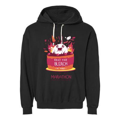 Beat The Blerch 10 Years Marathon Carnation Washington Garment-Dyed Fleece Hoodie