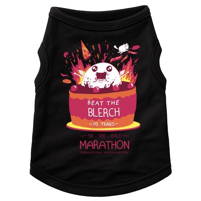 Beat The Blerch 10 Years Marathon Carnation Washington Doggie Tank