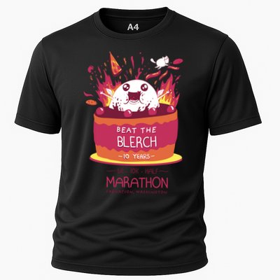 Beat The Blerch 10 Years Marathon Carnation Washington Performance Shirt