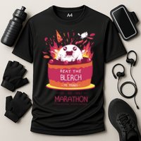 Beat The Blerch 10 Years Marathon Carnation Washington Cooling Performance Crew T-Shirt