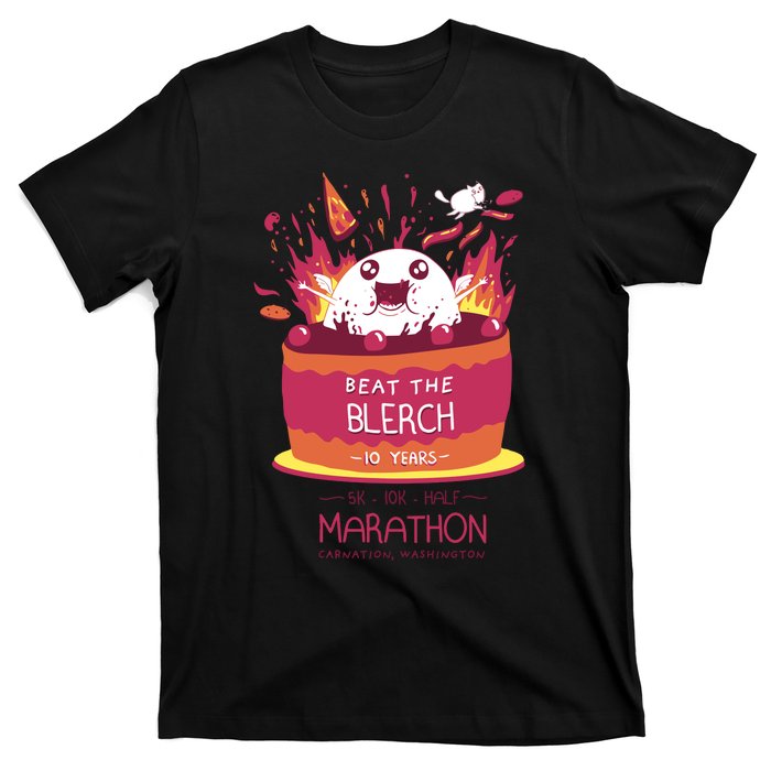 Beat The Blerch 10 Years Marathon Carnation Washington T-Shirt