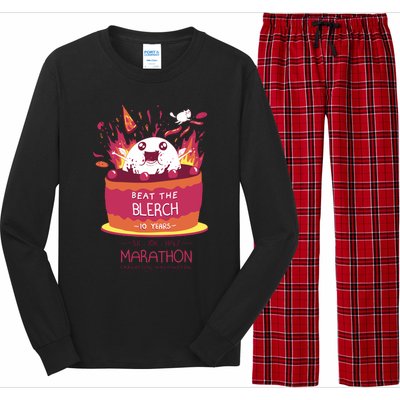 Beat The Blerch 10 Years Marathon Carnation Washington Long Sleeve Pajama Set