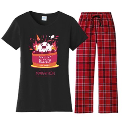 Beat The Blerch 10 Years Marathon Carnation Washington Women's Flannel Pajama Set