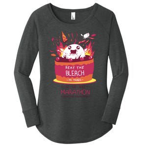 Beat The Blerch 10 Years Marathon Carnation Washington Women's Perfect Tri Tunic Long Sleeve Shirt