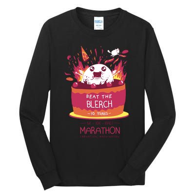 Beat The Blerch 10 Years Marathon Carnation Washington Tall Long Sleeve T-Shirt