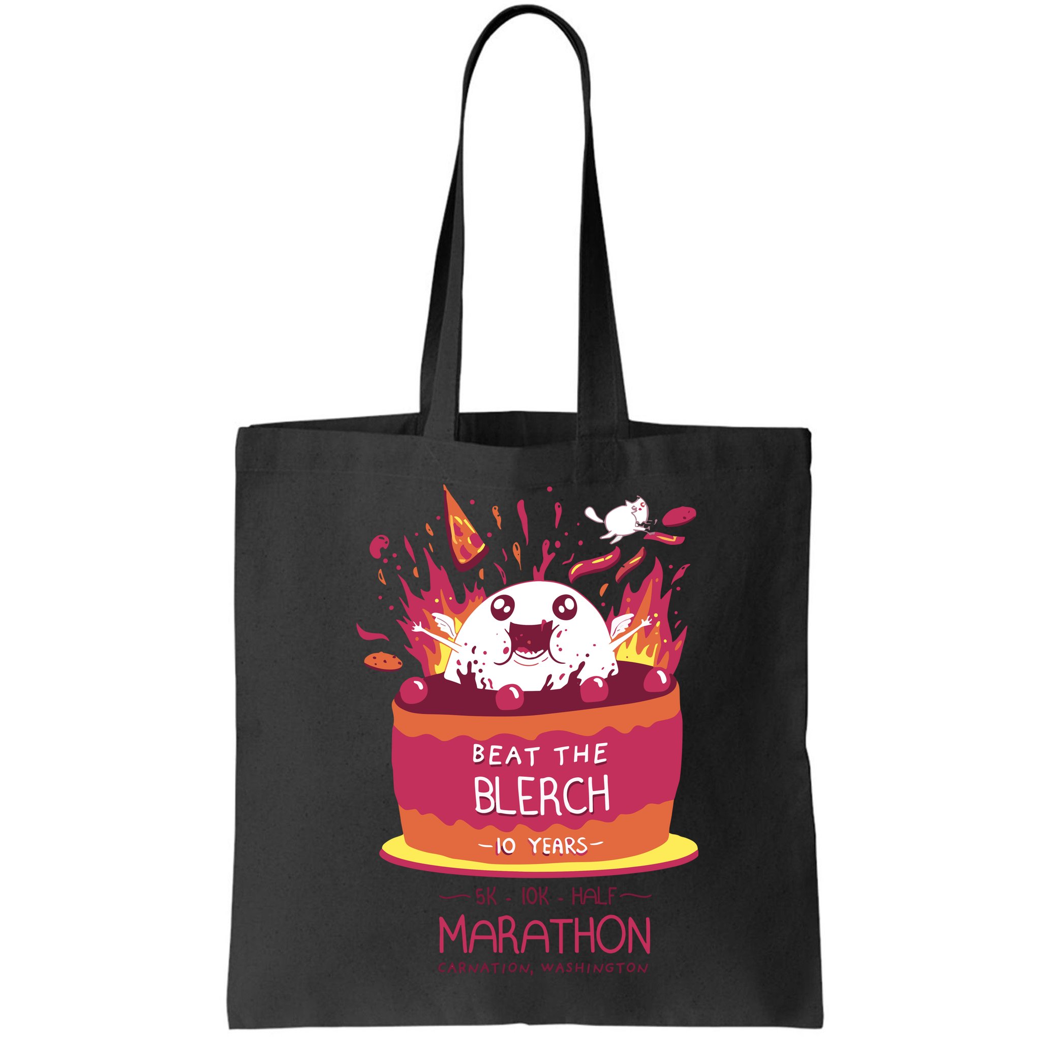Beat The Blerch 10 Years Marathon Carnation Washington Bag