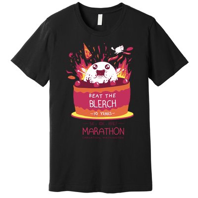 Beat The Blerch 10 Years Marathon Carnation Washington Premium T-Shirt